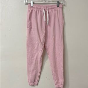 Pink Elastic Cuff Sweatpants with Relaxed Fit nwot